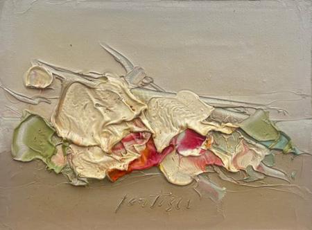Quadro di Sergio Scatizzi rose - olio tela 
